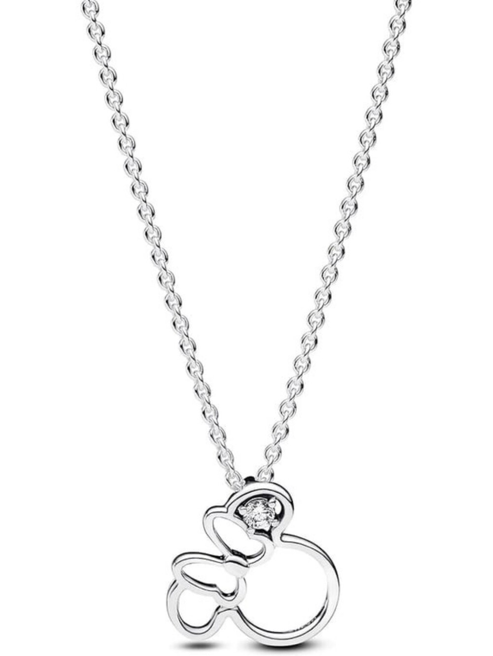 Pandora x Disney Minnie Mouse Silhouette Collier Necklace Limited Edition NWOB